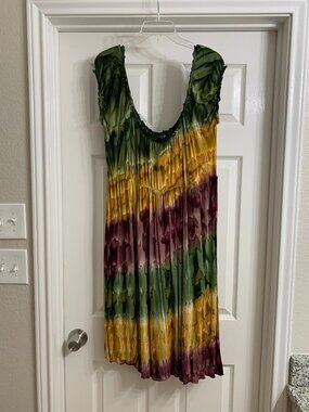 Nolita NYC Women's Multi-Color Tie Dye Dress, Size XL